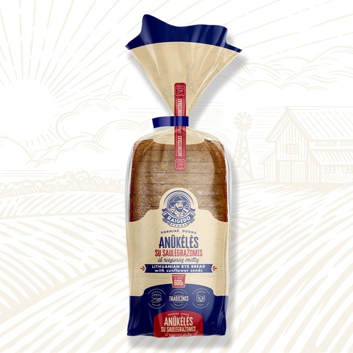 [8015] Rye Bread "Anukeles" with sunfl.s.
